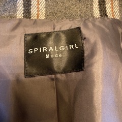 SPIRALGIRL ロングコート　Lの画像