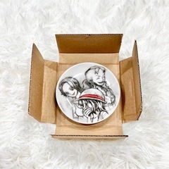 新品 一番くじ ONEPIECE 名場面小皿 墨絵画風アートの画像