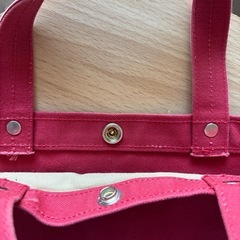 ☆京都　一澤帆布　A4トートバッグ　赤☆の画像