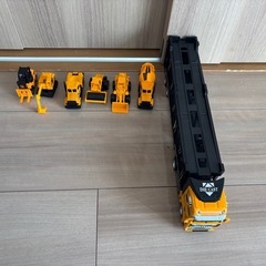 Carecoly 建設車両 6台ミニカーセット1台収納車 車おもちゃ 建設車両セットの画像