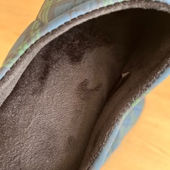 スリッポン チェック 防寒 冬用の画像