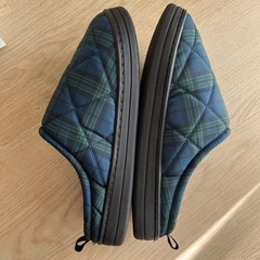 スリッポン チェック 防寒 冬用の画像