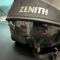 ZENITH ジェットヘルメット マットブラック（ジャンク）の画像