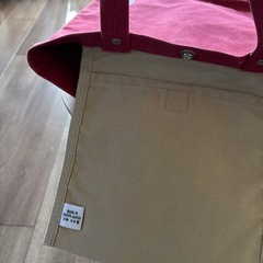 ☆京都　一澤帆布　A4トートバッグ　赤☆の画像