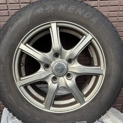スタッドレスタイヤKENDA ICE TEC NEO 　KR36 195/65R15 91Q ホイール付4本組みの画像