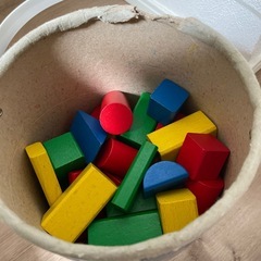 積み木　木製の画像