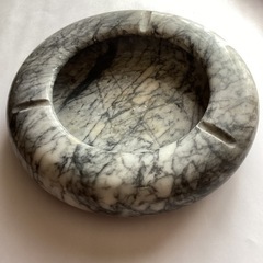 大理石　灰皿　昭和レトロ
の画像