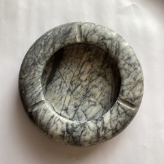大理石　灰皿　昭和レトロ
の画像
