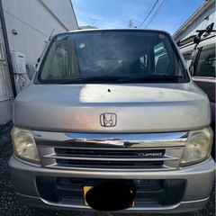 ホンダ バモス ターボ AT シルバー 車検切れ間近のため激安の画像