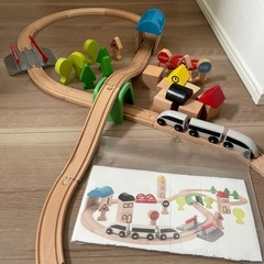 IKEA LILLABO鉄道　おもちゃの画像