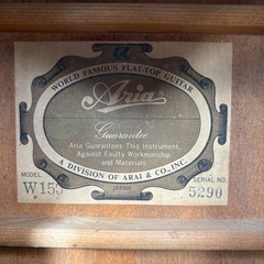 ARIAアリア　ドレッドノートかなり響きますの画像