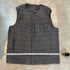 美品 ユニクロ ベスト M 無印　ダウンベストの画像