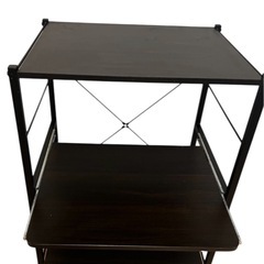 おしゃれ❣️多目的ラック✨✨２段目がスライド式なので使いやすい🥺の画像