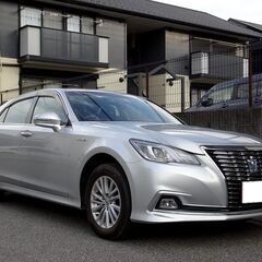 4WD 車検満タン クラウンハイブリッド 後期 ロイヤルサルーン ナビ フルセグTV Bluetooth バックモニター スマートキー シートヒーター クルコン LEDライト LEDフォグ ETCの画像