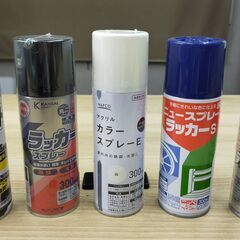 △ スプレー缶 カラースプレー  10本おまとめ 残量半分以上・以下あり 未使用品ありの画像