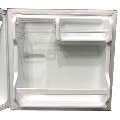 25C506_ジ MORITA モリタ 1ドア冷蔵庫 MR-D05BC 2013年製 棚板欠品 現状品 中古の画像