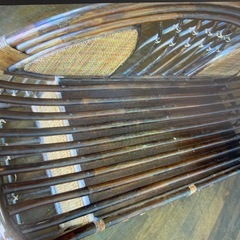 ラタン(籐製品)長椅子の画像