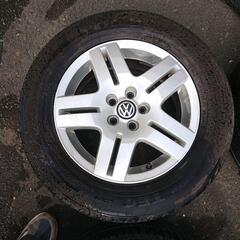 【中古品】Volkswagen ゴルフ195/65/15 ホイールセットの画像