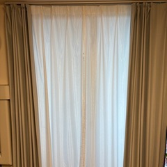 【取引先決定】ニトリ　カーテン　3点　まとめ　セットの画像