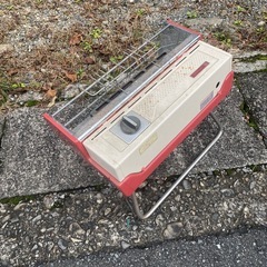 r-6541 昭和レトロポップ　赤　レッド　ガスストーブ　リンナイ　プロパン　LPガス　の画像