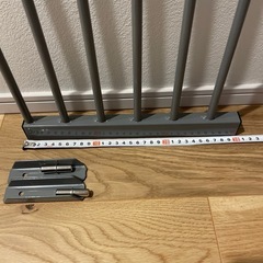 スチールゲート 拡張専用パネル チャコールグレー 30cmの画像