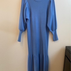 センスオブプレイス　マトンスリーブ　マーメイドニットワンピースの画像