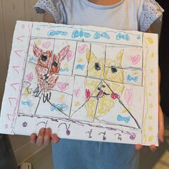 【アトリエべる大井町教室】ワクワク💓ぬりぬり🎨🎶お友達の絵を描こう😁の画像