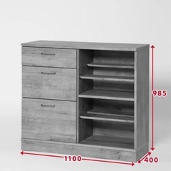 11月20日まで【美品】幅110cm カウンター/ノワゼットシリーズ キッチンの画像