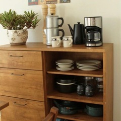 11月20日まで【美品】幅110cm カウンター/ノワゼットシリーズ キッチンの画像