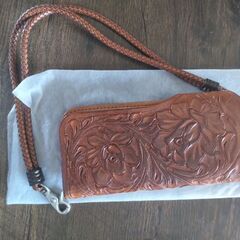 アルズニ本革長財布カービングバイカーズウォレットライダースウォレット長財布の画像