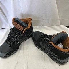 ☆ドリーム2号館☆⭐ジモティー割引⭐アディダス/ハイカットスニーカー/26.5cm/BK×BRの画像