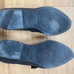 DIESEL ディーゼル　36 約23cm デニム　レザー　フリンジ　ローファーの画像