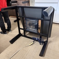 【超美品‼️】山善 天板リバーシブル 75cm 角 カジュアルこたつ 家具調コタツ リビングこたつ グレー♪の画像