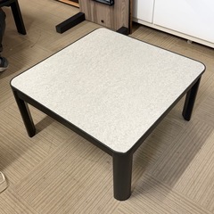 【超美品‼️】山善 天板リバーシブル 75cm 角 カジュアルこたつ 家具調コタツ リビングこたつ グレー♪の画像