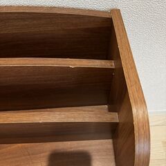 マガジンラック　絵本ラック　ウッドの画像