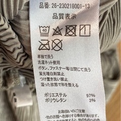 COCA サテンプリーツスカート　ワンサイズの画像