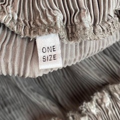 COCA サテンプリーツスカート　ワンサイズの画像