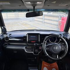 神奈川【自社ローン】保証人無可★全国対応★N-BOXカスタム【G SSパッケージ】純正15インチAW/両側パワスラ/運転席ハイアジャスター/パドルシフト/フルフラットシート/バックカメラ/フォグ/ETCの画像