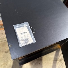 ケース付 VEPOX 耐火金庫 コンパクト 鍵 ダイヤル番号付の画像