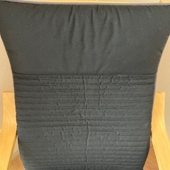 パーソナルチェア, バーチ材突き板/クニーサ ブラック IKEA いけあイケアの画像