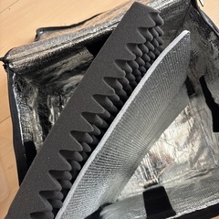 デリバリーなどに　保冷バッグ　大容量の画像