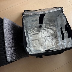 デリバリーなどに　保冷バッグ　大容量の画像