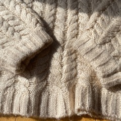 韓国で購入　ベージュのニットの画像