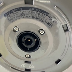 I 2511-023 タイガー電気ケトル PCM-A080 2021年製 容量0.8L 通電確認済み キズ 汚れありの画像