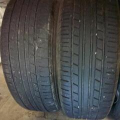 【中古品】ヨコハマ夏タイヤ ECOS エコス215/60/16ホイール付きの画像