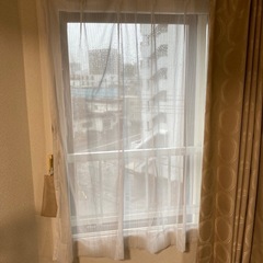 【ニトリ】カーテン3枚：大人気アルノーベージュ×レースカーテンセットの画像