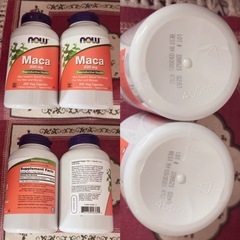 ナウフーズ Now Foods 4点纏め マカ 250粒 2点 Prostate Support 90粒 1点 L-アルギニン 1000mg 120粒 1点の画像