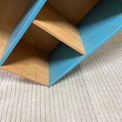 ２段カラーボックスの画像