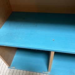 ２段カラーボックスの画像