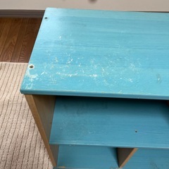 ２段カラーボックスの画像